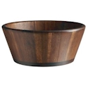 Corelle Market Street New York Acacia Wood Salad Bowl