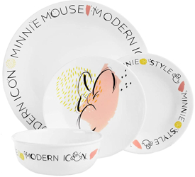 New Corelle & Pyrex Minnie Mouse Dish Sets Are Stylish Fun - Tinybeans