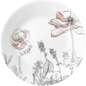 Corelle Poppy Print Appetizer Plate