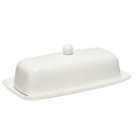 Corelle Winter Frost White Covered Butter Dish