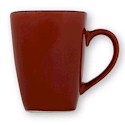 Corelle Hearthstone Spice Alley Square Chili Red Mug