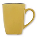 Corelle Hearthstone Spice Alley Square Turmeric Yellow Mug