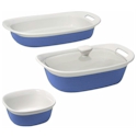 CorningWare etch Blue Cornflower