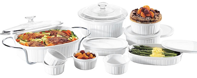 French White Bakeware by CorningWare