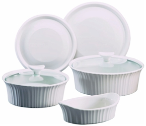 French White III Bakeware by CorningWare