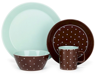 Camila Dinnerware by Cuisinart CDST1-S4BB