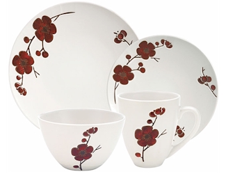 Crimson Bloom Dinnerware by Cuisinart