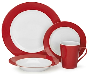 Rialle Dinnerware by Cuisinart CDP01-S4WR