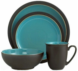 Duets Brown & Turquoise by Denby