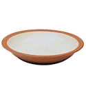Denby Fire Cream Rim Soup Bowl