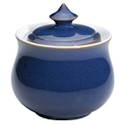 Denby Imperial Blue Covered Sugar Bowl