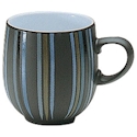 Denby Jet Stripes Large Curve Mug