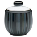 Denby Jet Stripes Covered Sugar Bowl