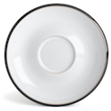 Denby Jet White Tea Saucer