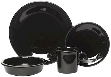 Black fiestaware on sale