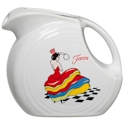 Fiesta Dancing Lady Disc Pitcher