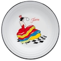 Fiesta Dancing Lady Luncheon Plate