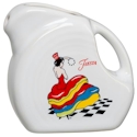 Fiesta Dancing Lady Mini Disc Pitcher