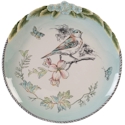 Fitz and Floyd English Garden Bird Accent Plate