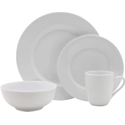 Fitz and Floyd Everyday White Classic Rim Dinnerware Set