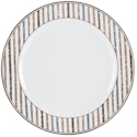 Fitz and Floyd Farmstead Home Stripe Dinner Plate