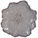 Fitz and Floyd Farmstead Home Light Brown Flower Accent Plate