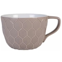 Fitz and Floyd Farmstead Home Light Brown Texture Mug