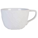 Fitz and Floyd Farmstead Home White Texture Mug