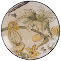 Fitz and Floyd Fattoria Squash Blossom Accent Plate