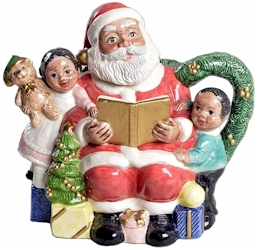 African American Santa by Fitz and Floyd