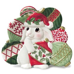 Christmas Bunny Blooms by Fitz and Floyd