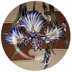 Cloisonne Iris by Fitz and Floyd