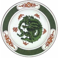 Discontinued Fitz and Floyd Dragon Crest Dinnerware