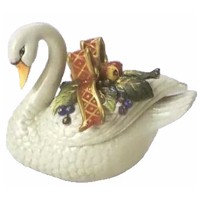 Holiday Swan by Fitz and Floyd