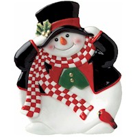 Holly Jolly Snowman by Fitz and Floyd