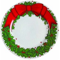Holly Wreath by Fitz and Floyd