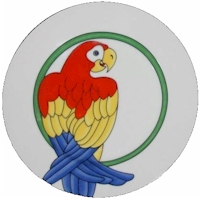 Parrot In Ring by Fitz and Floyd