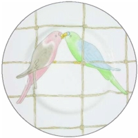 Pastel Parakeets by Fitz and Floyd