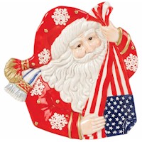 Patriotic Santa by Fitz and Floyd