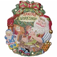 Santa's Magic Workshop by Fitz and Floyd