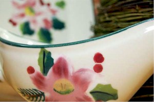 American Christmas Rose by Hartstone Pottery