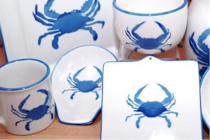 Blue Crab by Hartstone Pottery