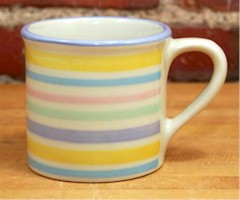 Pastel Stripes by Hartstone Pottery