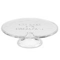 Lenox All In Good Taste by Kate Spade Eat Cake for Breakfast Cake Plate