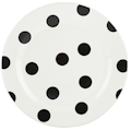 Lenox All in Good Taste Deco Dot Black by Kate Spade Accent Plate