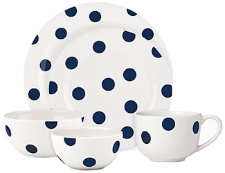 Lenox All in Good Taste Deco Dot Cobalt by Kate Spade