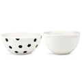 Lenox All in Good Taste Deco Dot Black by Kate Spade Mixing Bowls