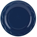 Lenox All in Good Taste Sculpted Scallop Navy by Kate Spade Accent Plate