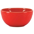 Lenox All in Good Taste Sculpted Scallop Red by Kate Spade Fruit Bowl