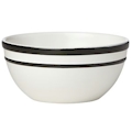 Lenox All in Good Taste Sculpted Stripe Black by Kate Spade All Purpose Bowl